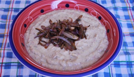 Borani Bademjan ~ Persian Yogurt with Eggplant Dip