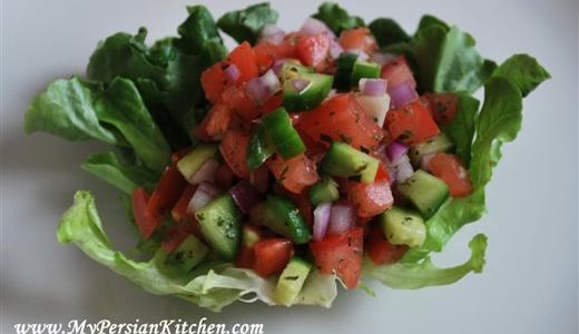 Salad Shirazi ~ Persian Salad from City of Shiraz