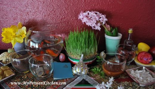 Sofreh Haft Seen ~ The 7 “S” of Norouz Spread