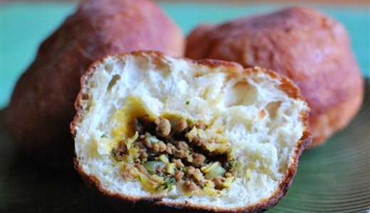 Pirashki Stuffed with Ground Beef