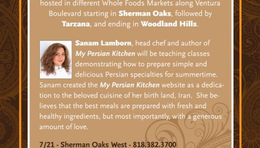 Persian Cooking Classes in Los Angeles, CA