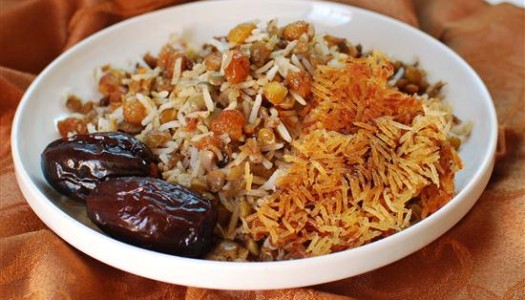 Adas Polow ~ Persian Lentil Rice