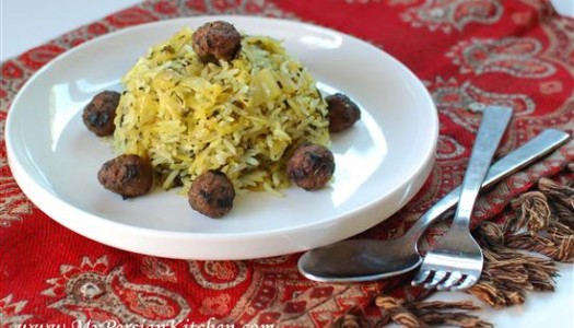 Kalam Polow Shirazi ~ Cabbage Rice from Shiraz