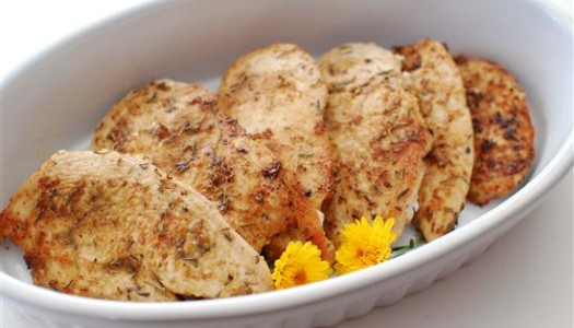 Pan Fried Chicken with Persian Spices