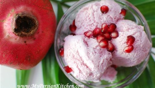 Pomegranate Ice-Cream