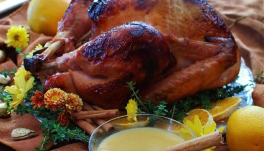 Turkey with Orange & Cinnamon Glaze