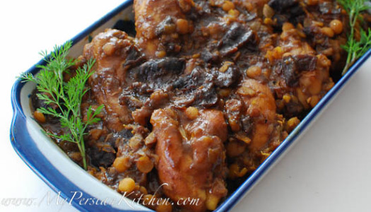 Khoresht Aloo ~ Persian Prune Stew