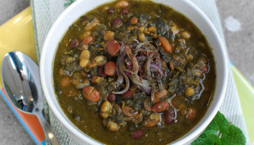 Asheh Hooboobaat ~ Persian Legume Soup
