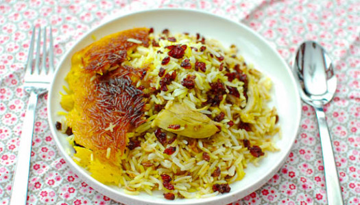 Morgh Polow ~ Persian Rice & Chicken