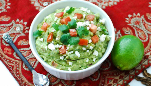 Guacamole With Feta Cheese