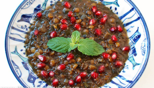 Vegetarian/Vegan/Gluten Free Pomegranate Soup