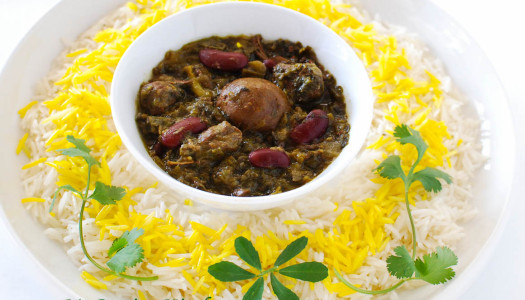 Slow Cooker Ghormeh Sabzi ~ Persian Herb Stew