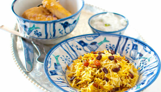 Keshmesh Polow ~ Persian Raisin Rice