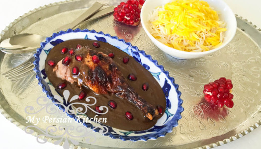 Fesenjan ba Ordak  ~ Pomegranate Stew with Duck