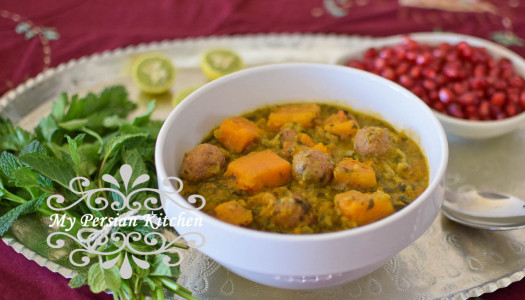 Asheh Kadoo Halvai ~ Butternut Squash Soup