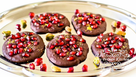 Pomegranate Pistachio Chocolate Bark